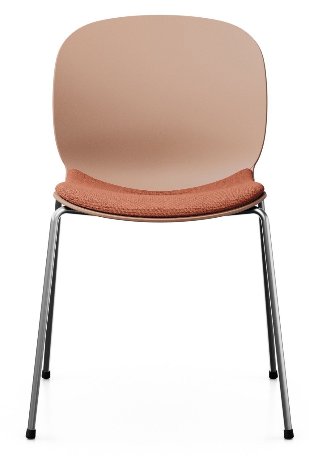 Modernes ergonomisches Stuhl-Design mit gepolsterter Sitzfläche und Metallbeinen, ideal für den Bürogebrauch.