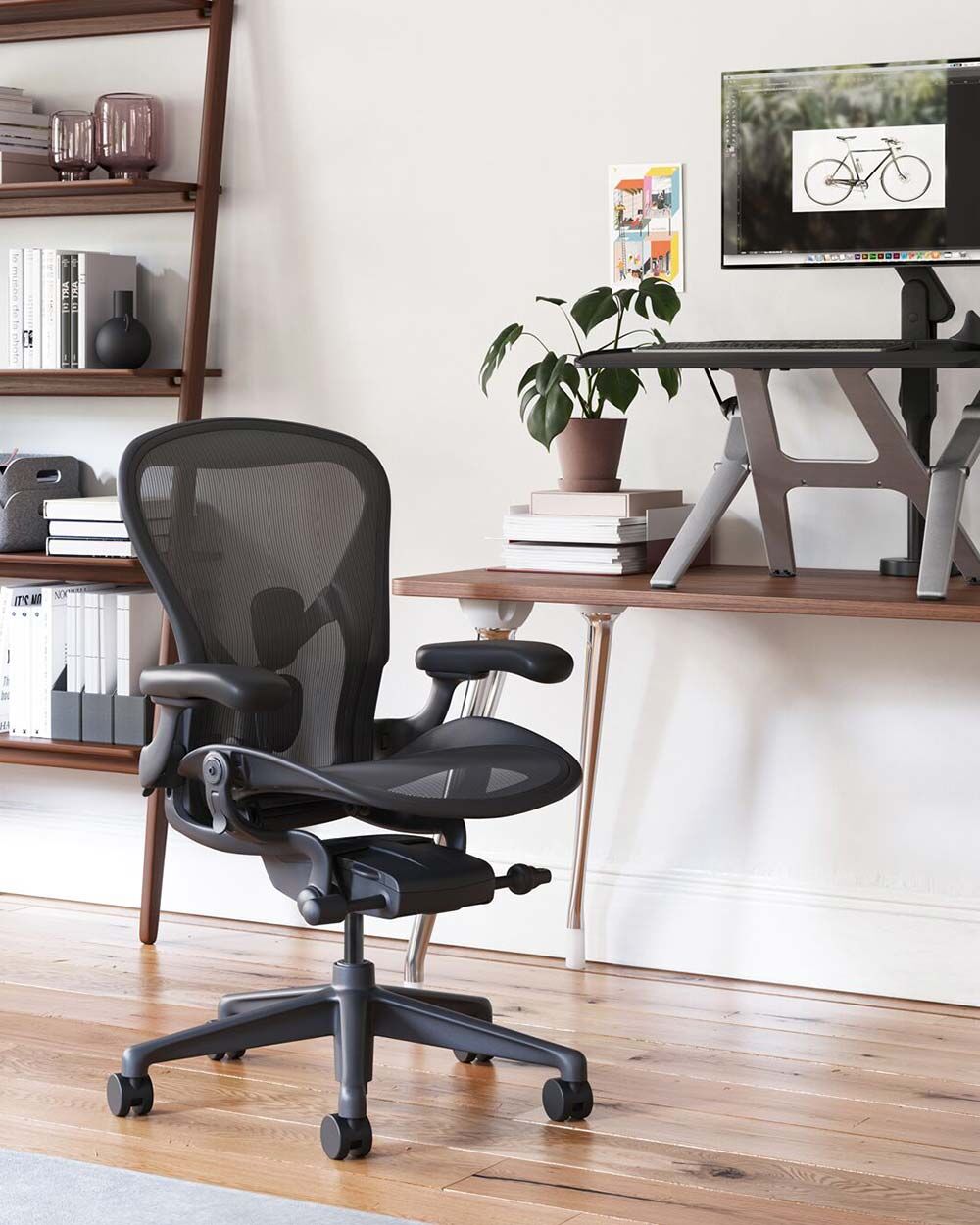 Herman Miller Aeron remastered Größe B Graphite im Büro