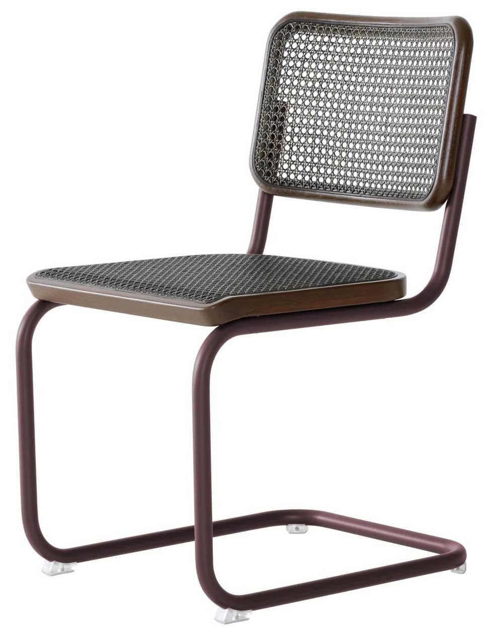 Thonet S 32 V Dark Melange, Freischwinger,