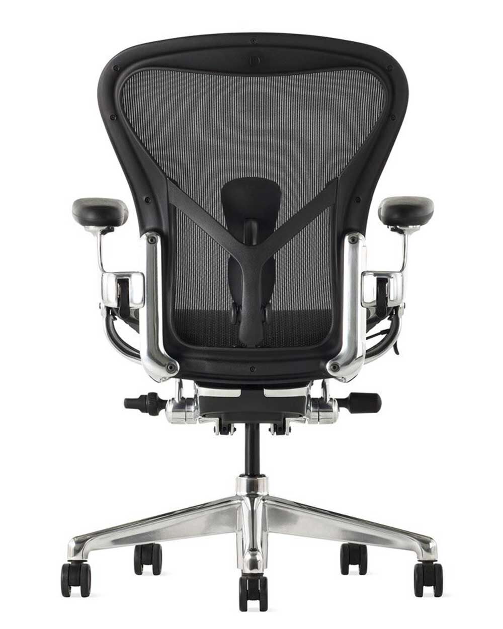 Herman Miller Aeron Onzx, Größe C, Alu-poliert