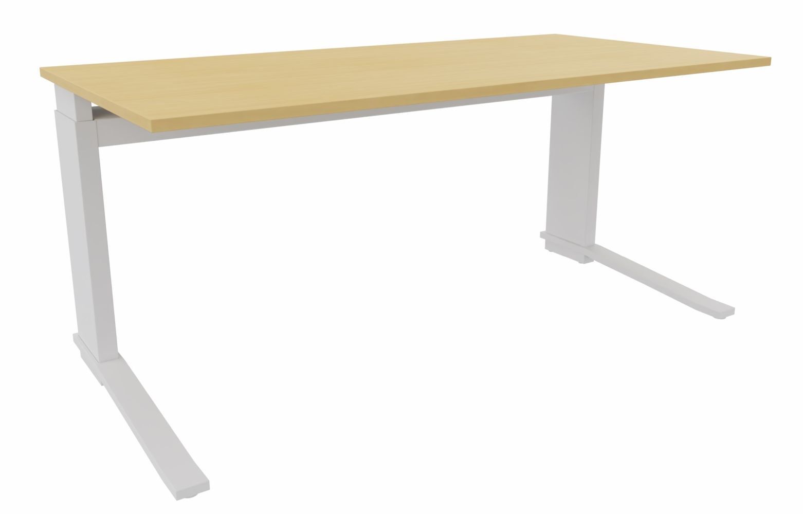 Leuwico iMOVE-C starrer Schreibtisch rechteckig,