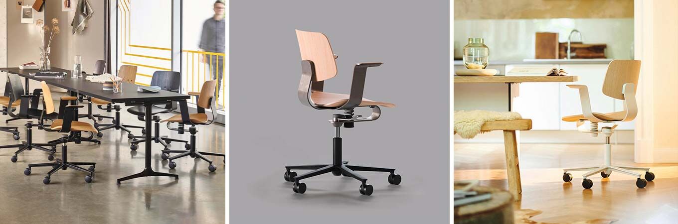 Wilkhahn WeChair Drehstuhl in verschiedenen Umgebungen