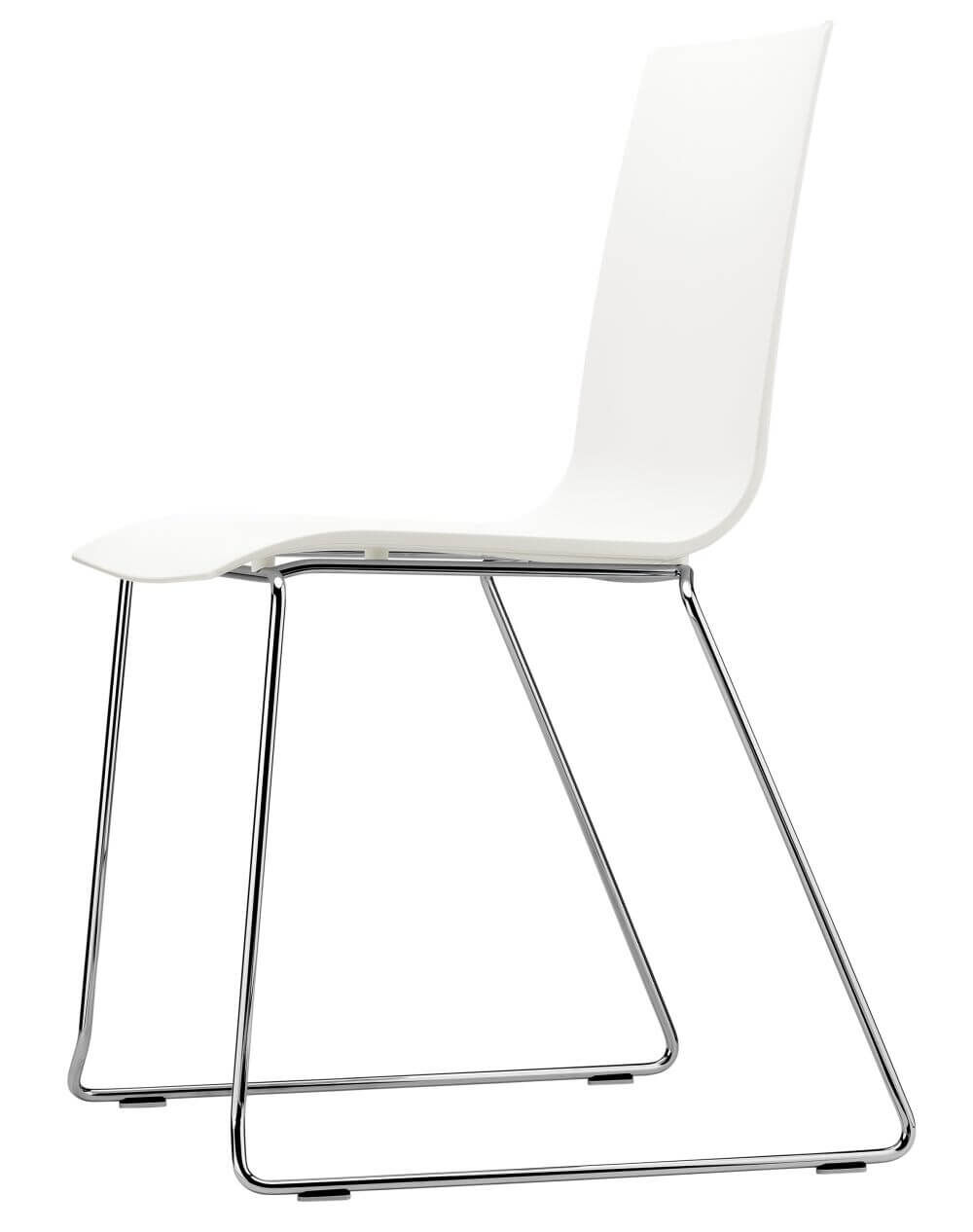 Thonet S 180 ST Konferenzstuhl Schale weiß