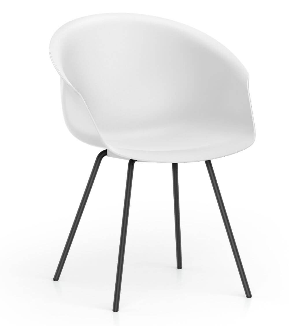 Interstuhl Shuffle (SU371) Lounge-Stuhl in weiss